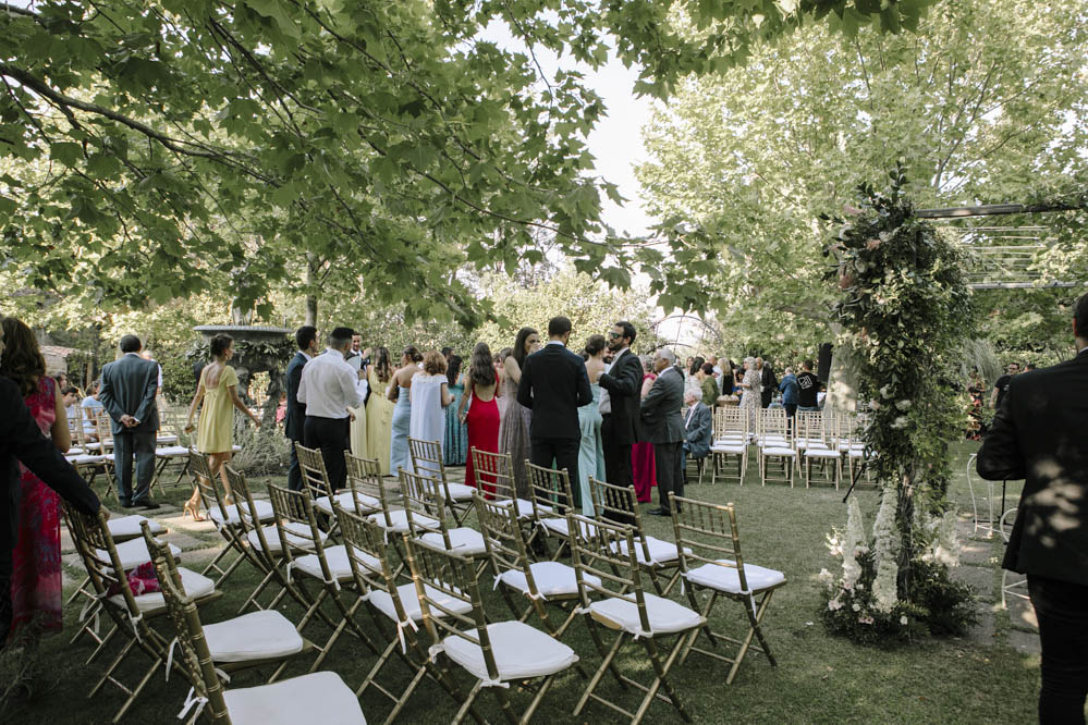 boda al aire libre Casa de las Hiedras