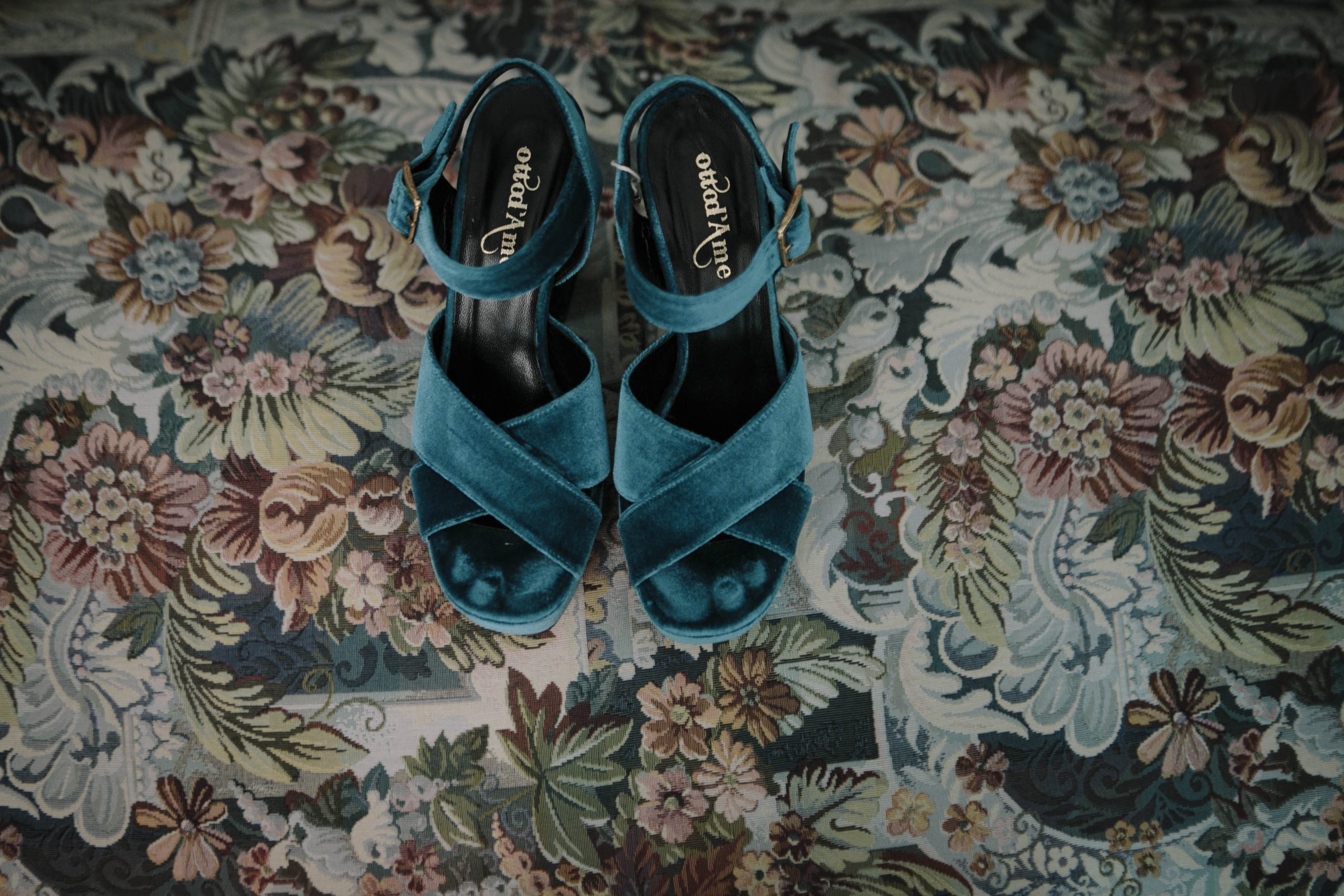 zapatos de novia azules 1