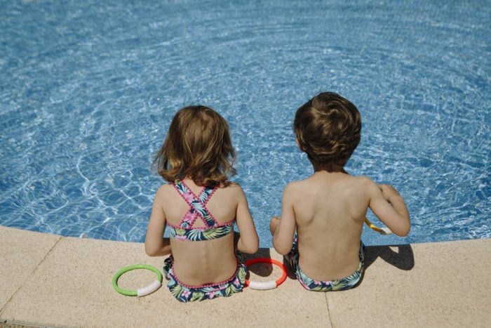 sesión de fotos en piscina