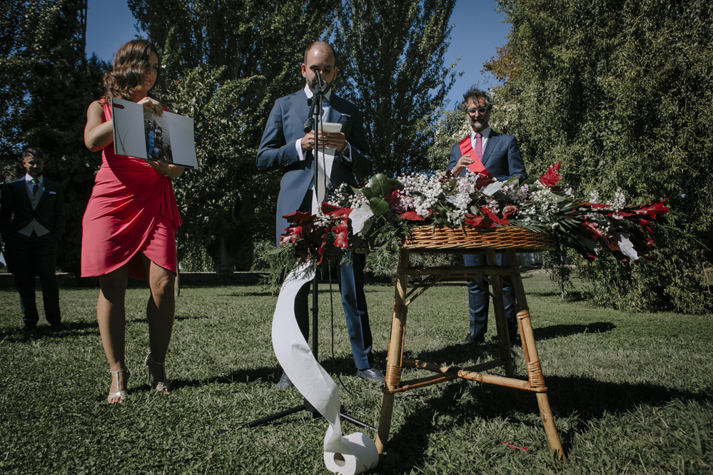 boda en Soto de Bruil al aire libre