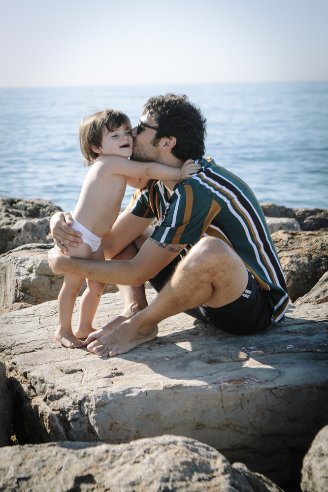 padre e hija en la playa 2