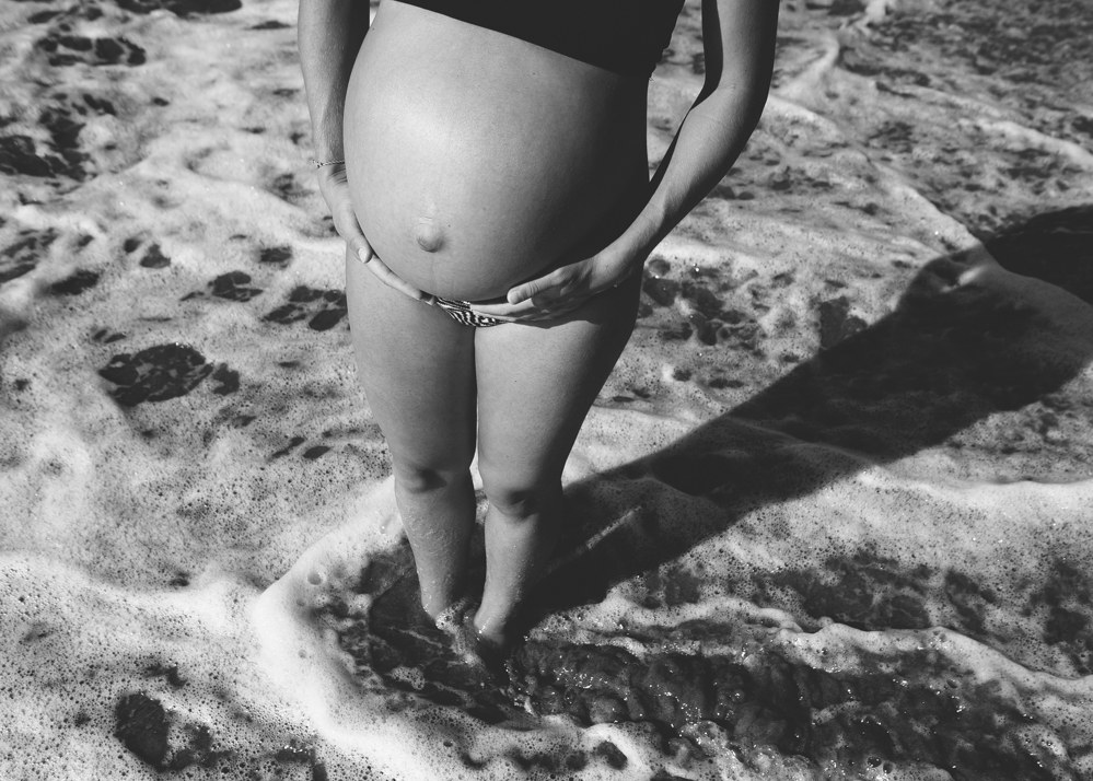 embarazada en la playa 3