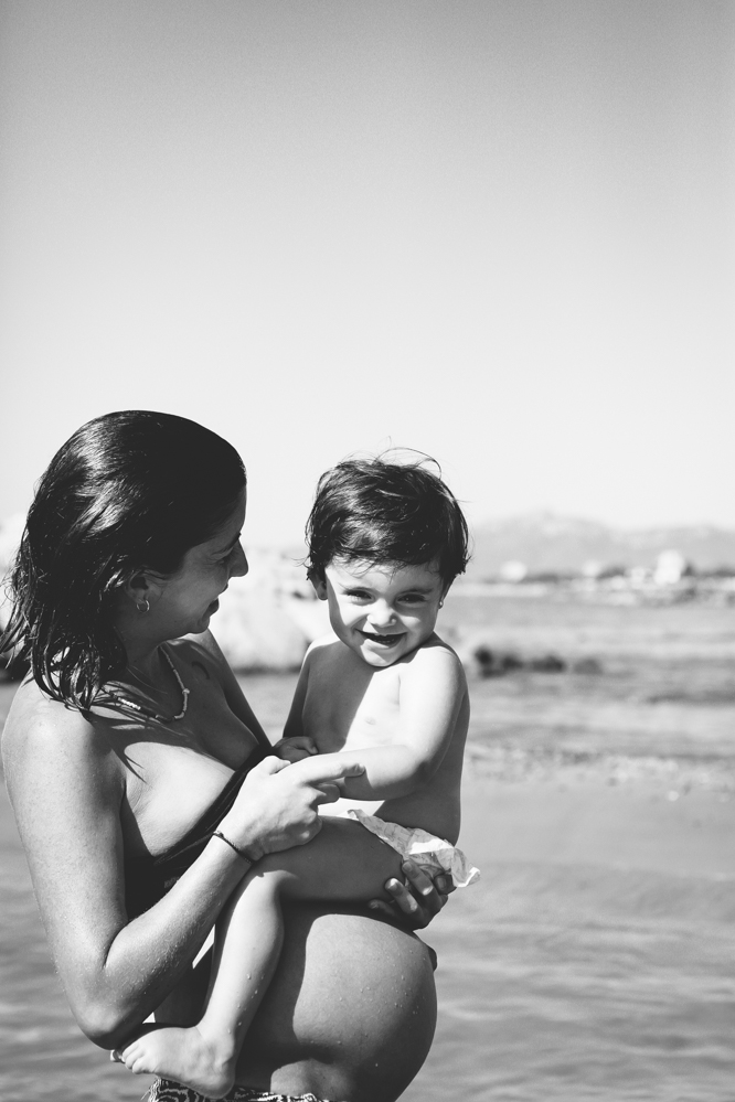 1 sesion de embarazada en la playa