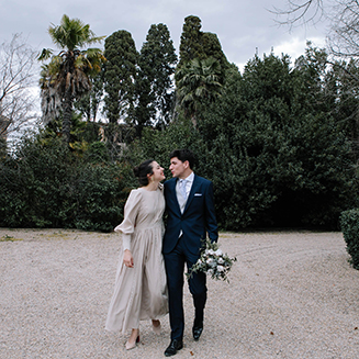 pareja novios