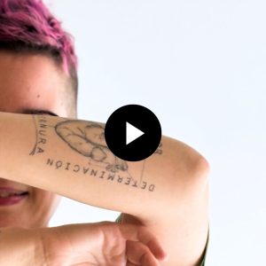 retrato y tatuaje